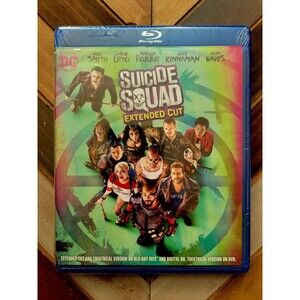 Suicide Squad: Extended Cut (Blu-ray 2016) Margot Robbie Jared Leto New & Sealed